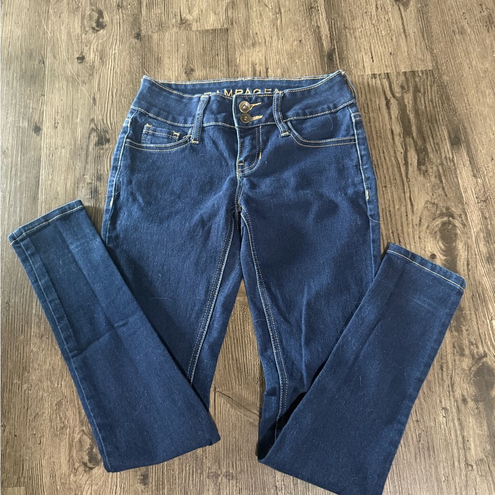 Rampage Dark Blue Skinny Jeans